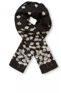 Along Leaf Print Scarf