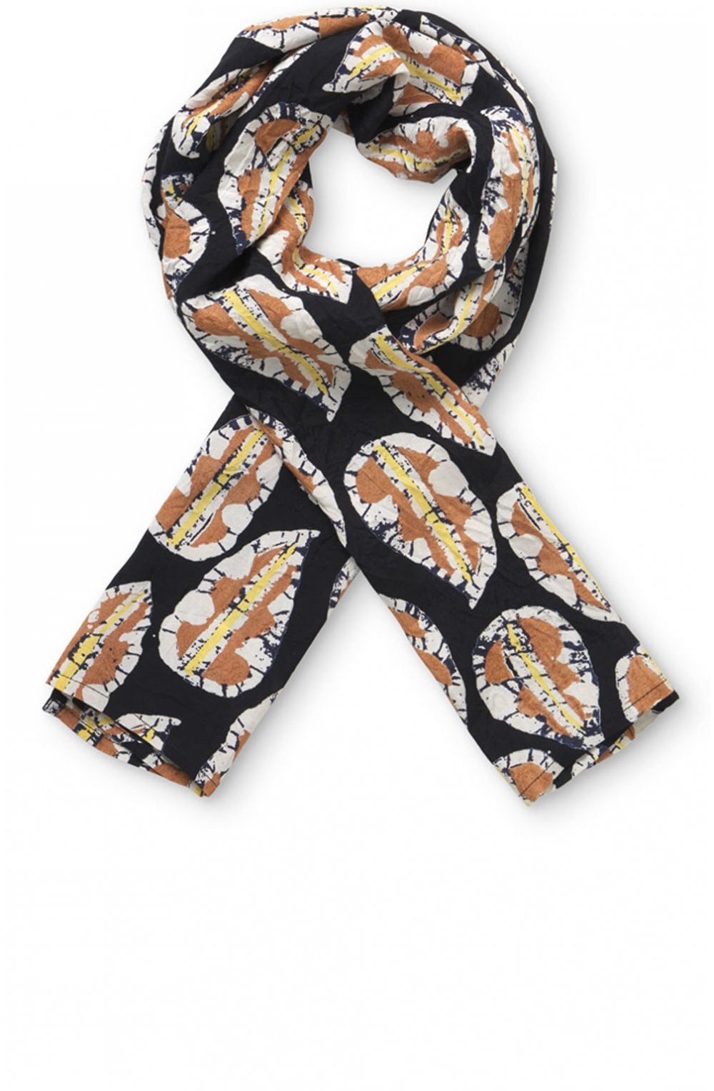 Along Leaf Print Scarf