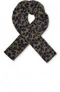 Along Leopard Print Scarf