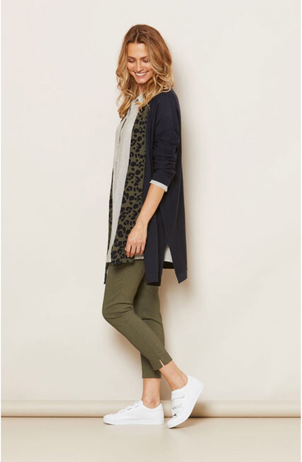 Along Leopard Print Scarf