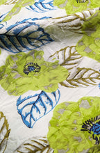 Along Lime Original Floral Scarf
