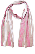 Along Lipstick Striped Scarf