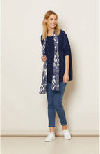 Along Medieval Blue Print Scarf