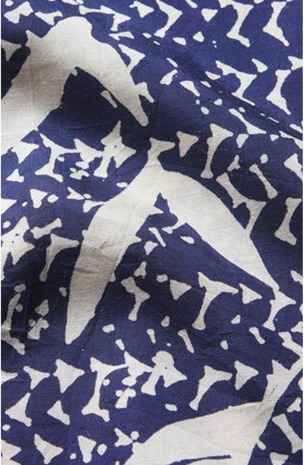 Along Medieval Blue Print Scarf