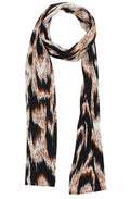 Along Monks Robe Absratct Print Scarf