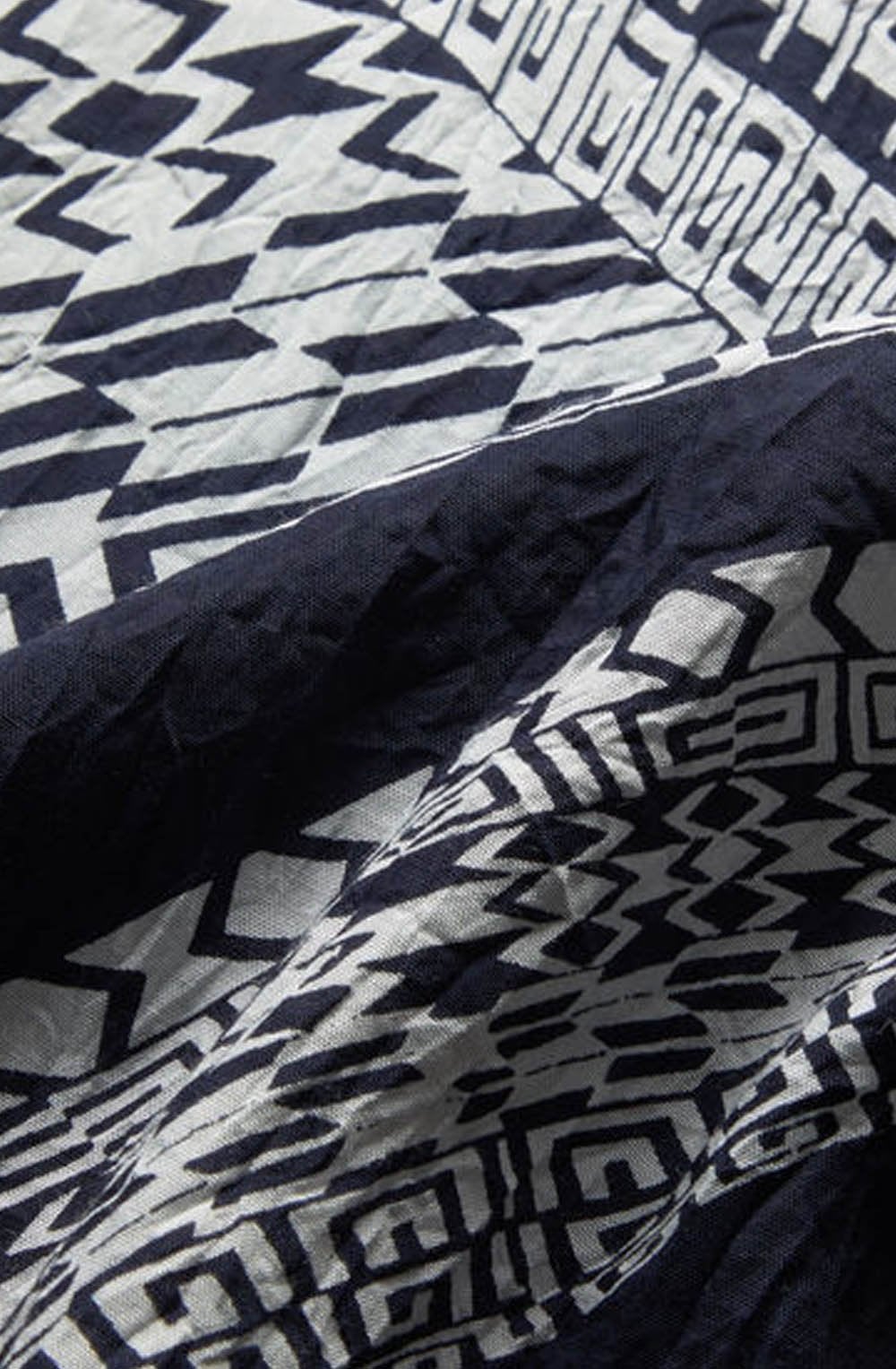 Along Navy Original Patterned Scarf