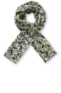 Along Olive Paisley Print Scarf
