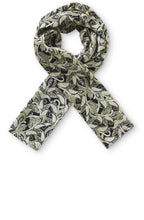 Along Olive Paisley Print Scarf