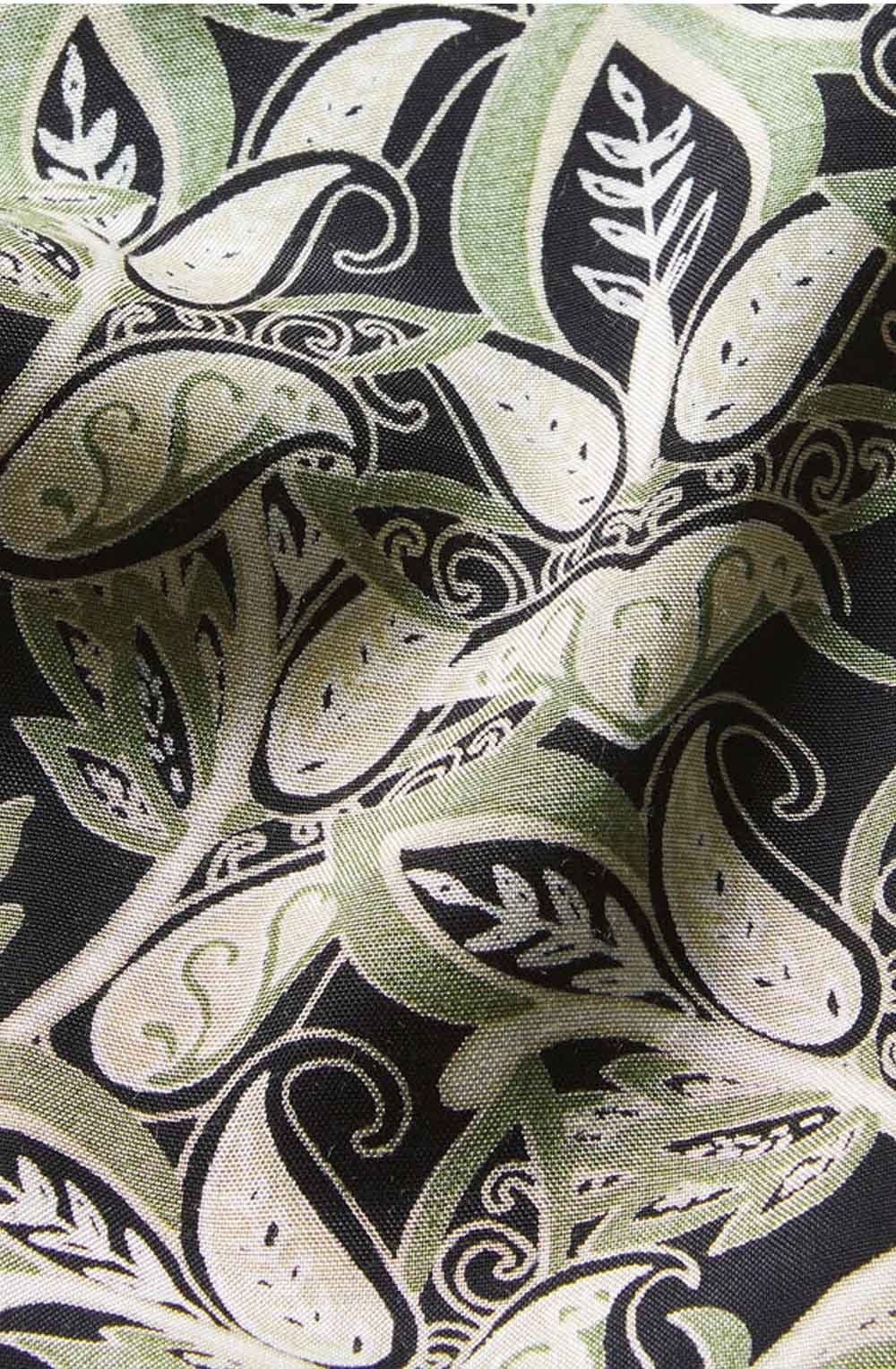 Along Olive Paisley Print Scarf