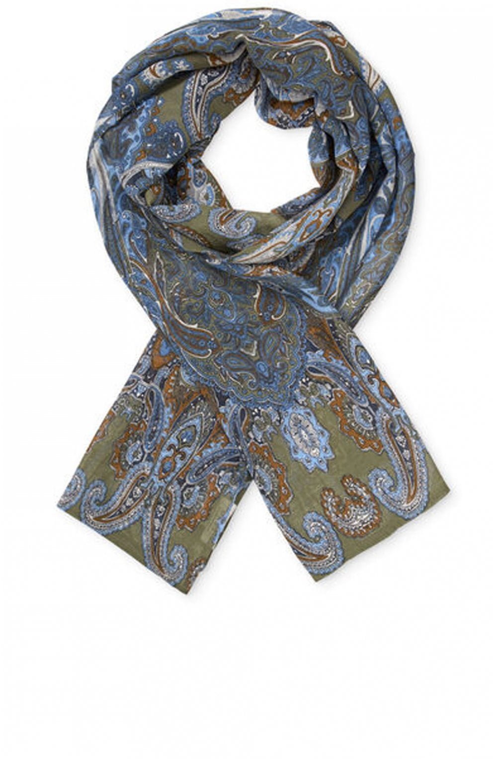 Along Paisley Print Scarf