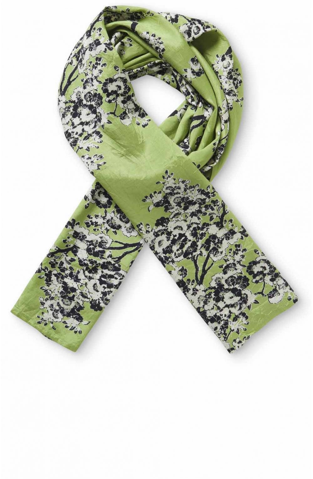 Along Peridot Floral Scarf