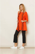 Along Pumpkin Leaf Print Scarf
