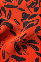 Along Pumpkin Leaf Print Scarf