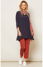Along Red Orchard Floral Scarf
