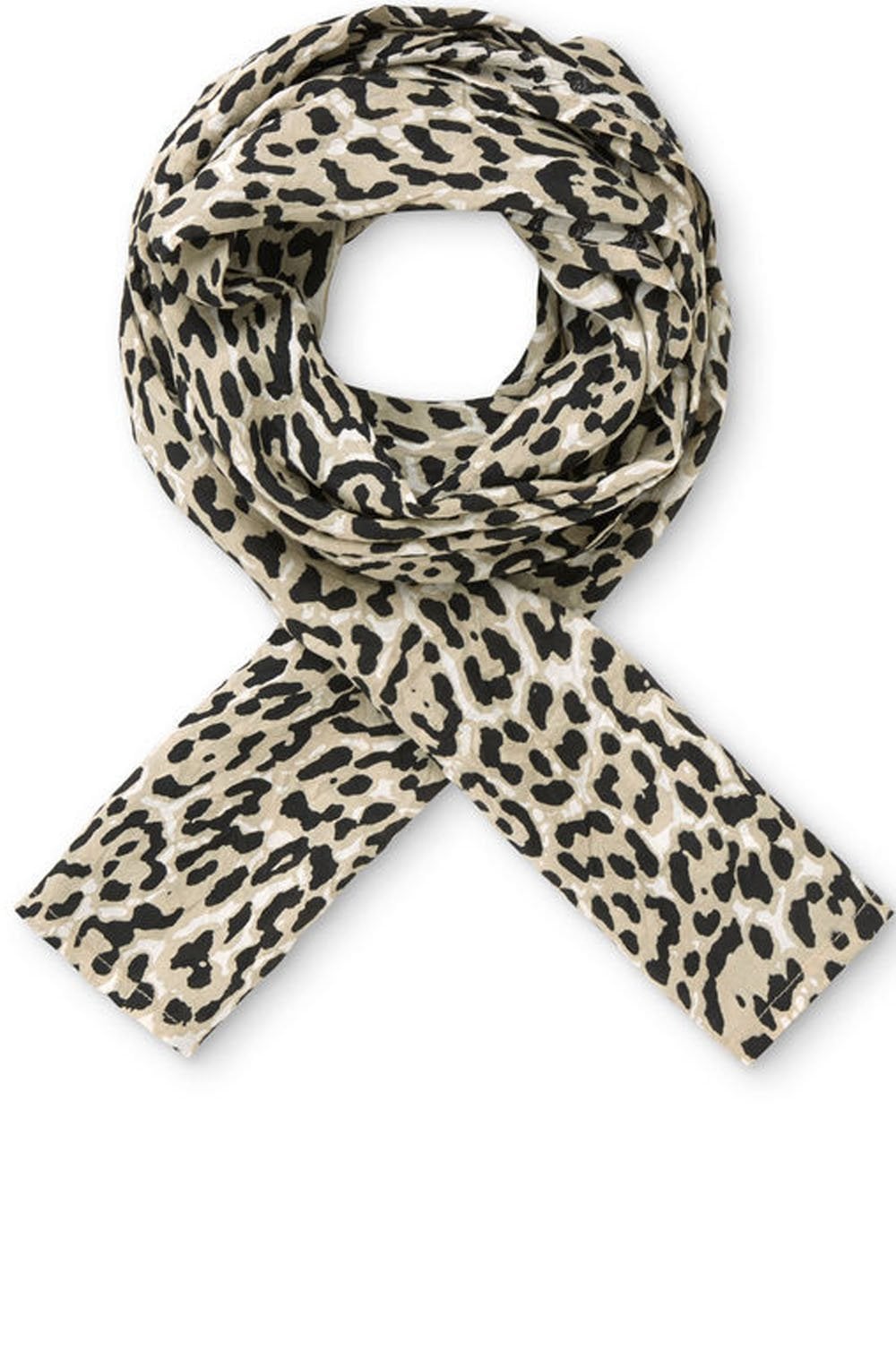 Along Sand Animal Print Scarf