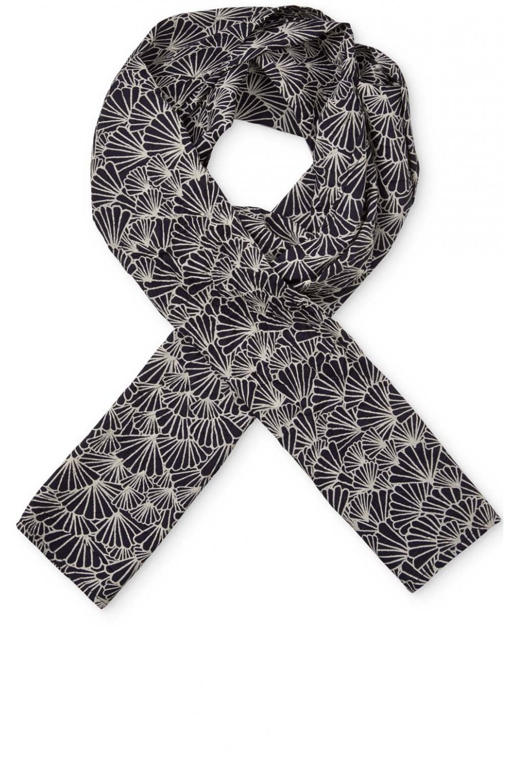 Along Sea Shell Print Scarf