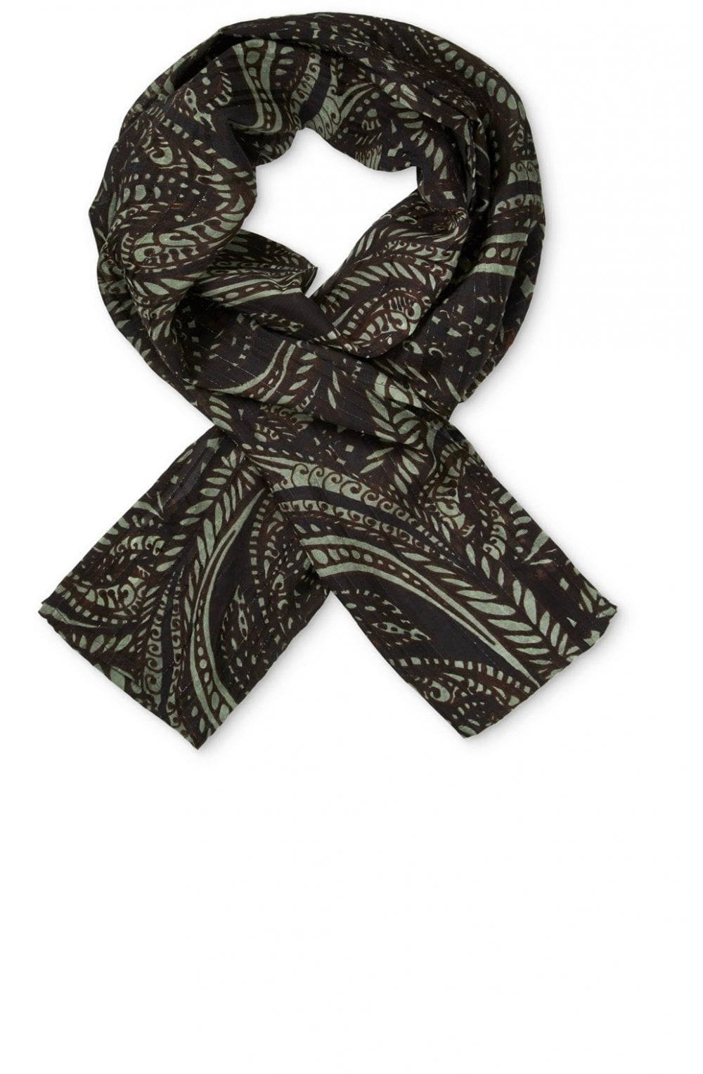 Along Sea Spray Patterned Scarf