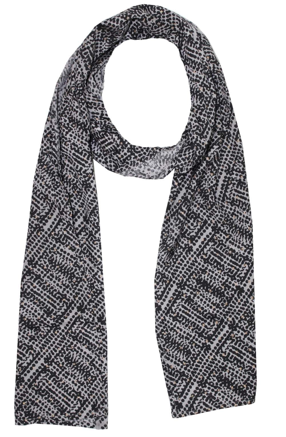 Along Spot Print Scarf