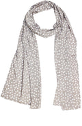 Along Spotted Print Scarf
