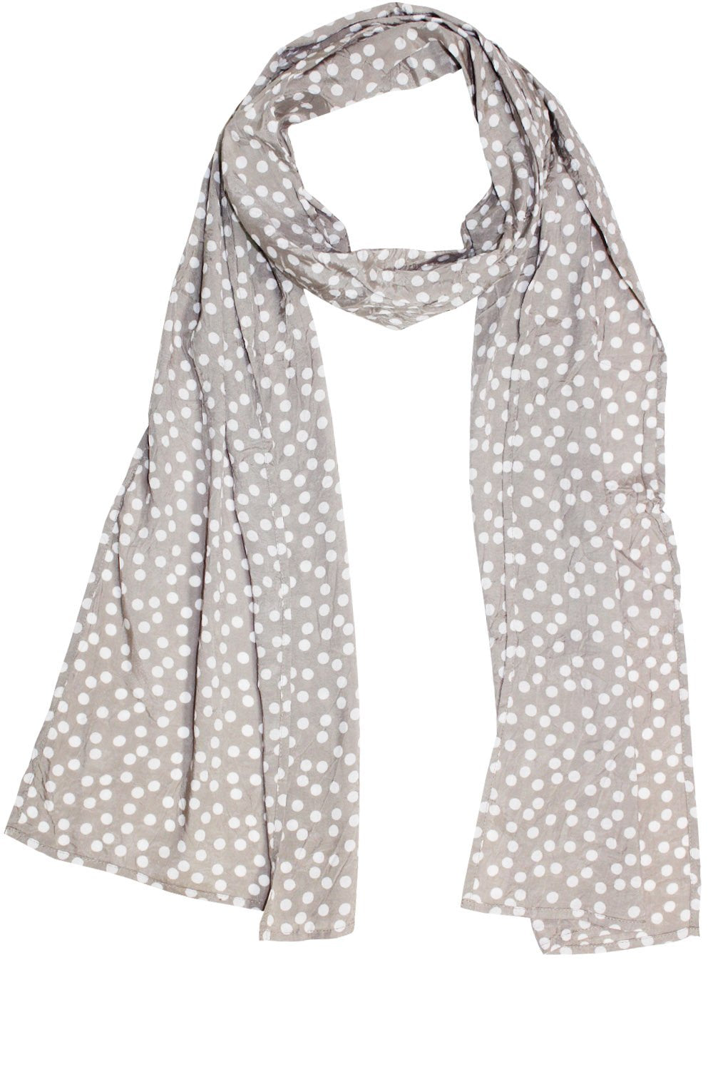 Along Spotted Print Scarf