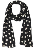Along Spotted Print Scarf