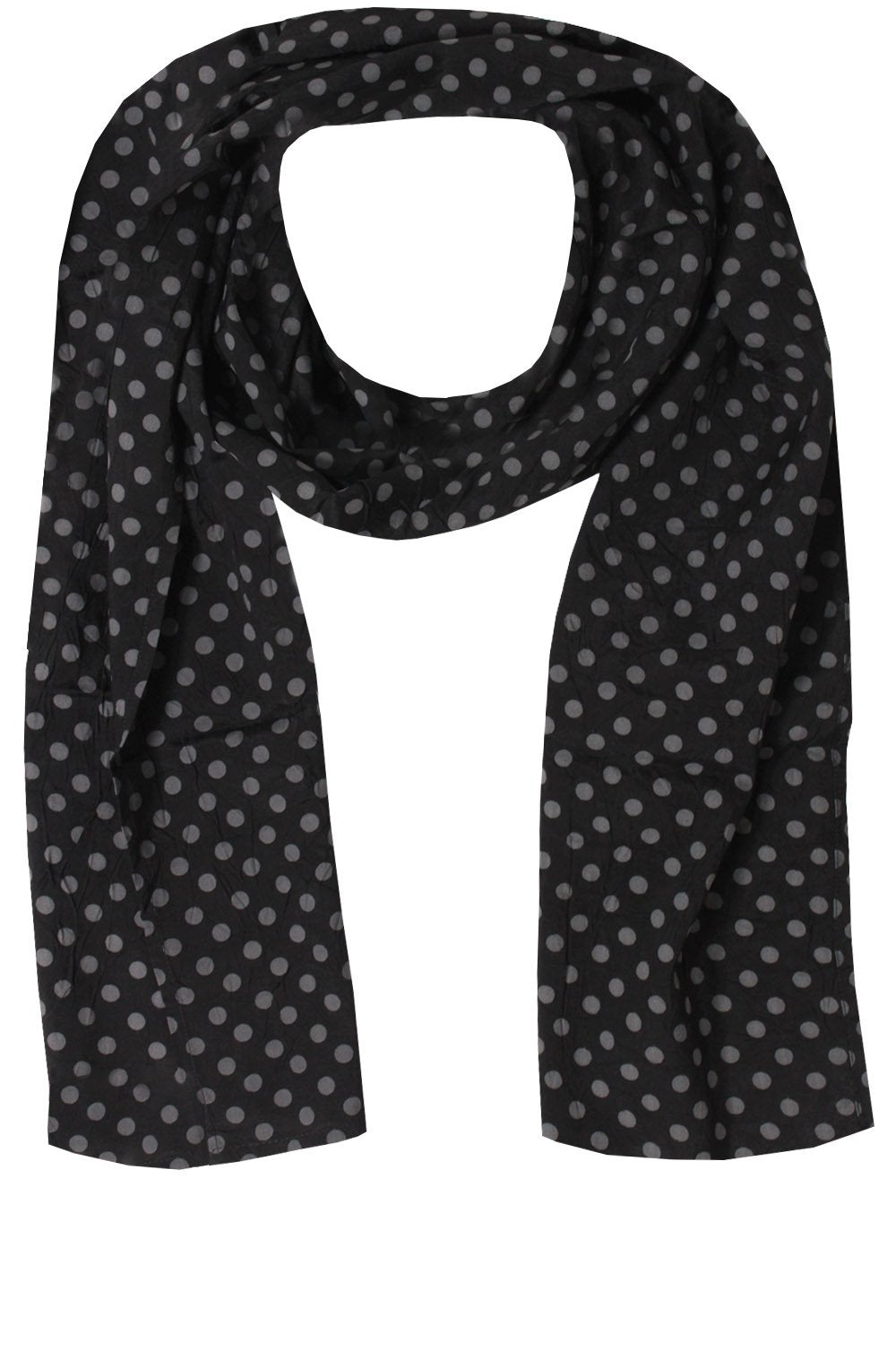 Along Spotted Print Scarf
