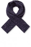 Along Violet Spot Print Scarf