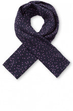 Along Violet Spot Print Scarf