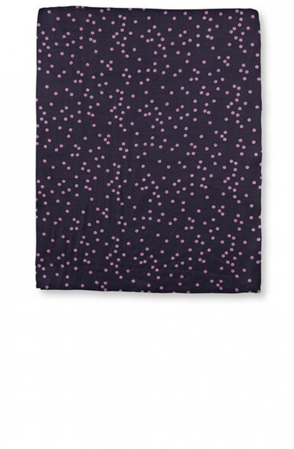 Along Violet Spot Print Scarf