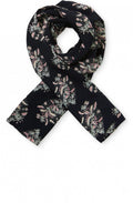 Along Warm Rose Patterned Scarf