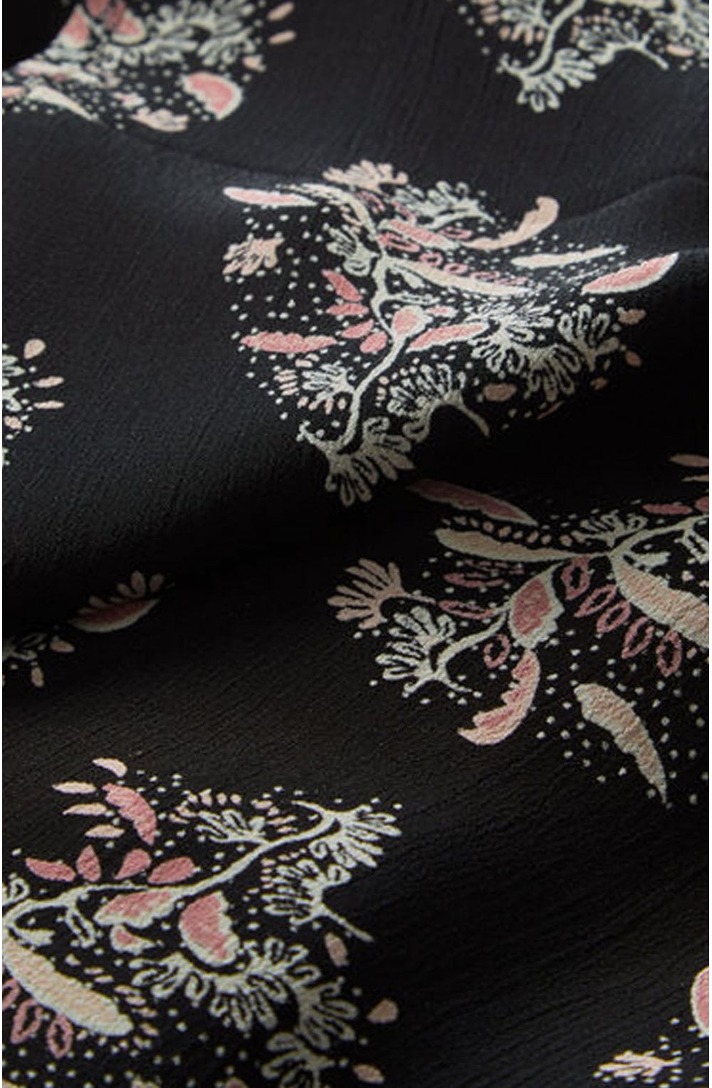 Along Warm Rose Patterned Scarf