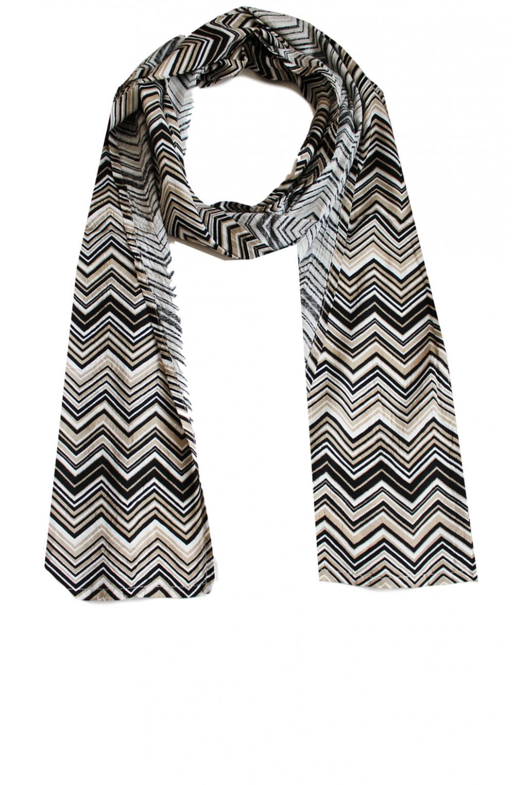 Along Zig Zag Design Scarf