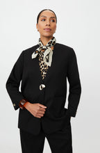 Alvienne Fog Leopard Print Neckerchief