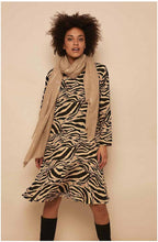 Alyssa Gold Check Scarf