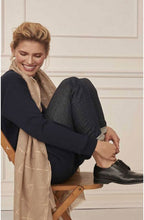 Alyssa Gold Check Scarf