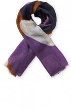 Amber Block Design Scarf