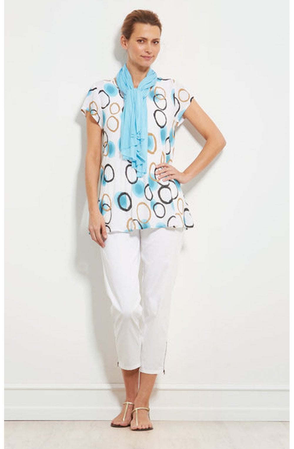 Amega Blue Mist Jersey Scarf
