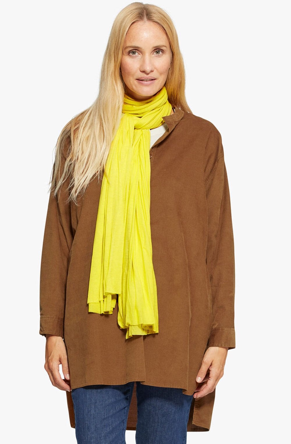 Amega Green Sheen Scarf
