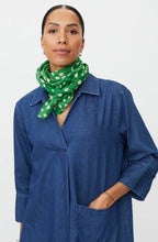Amivra Mint Green Polka Dot Cotton Scarf