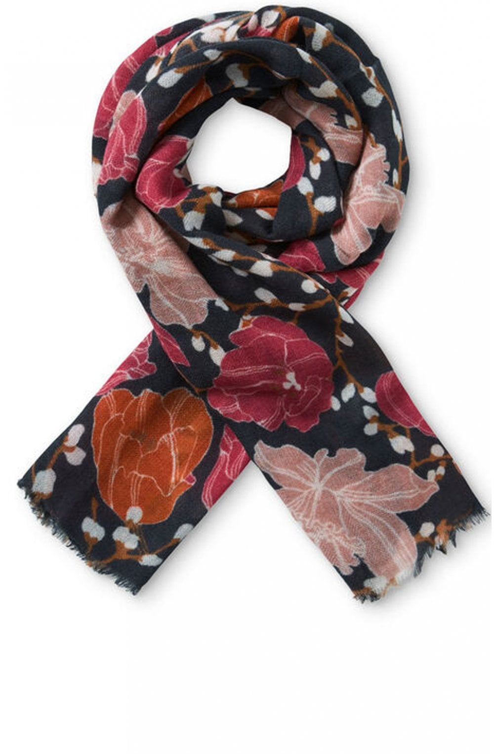Amy Woven Floral Scarf