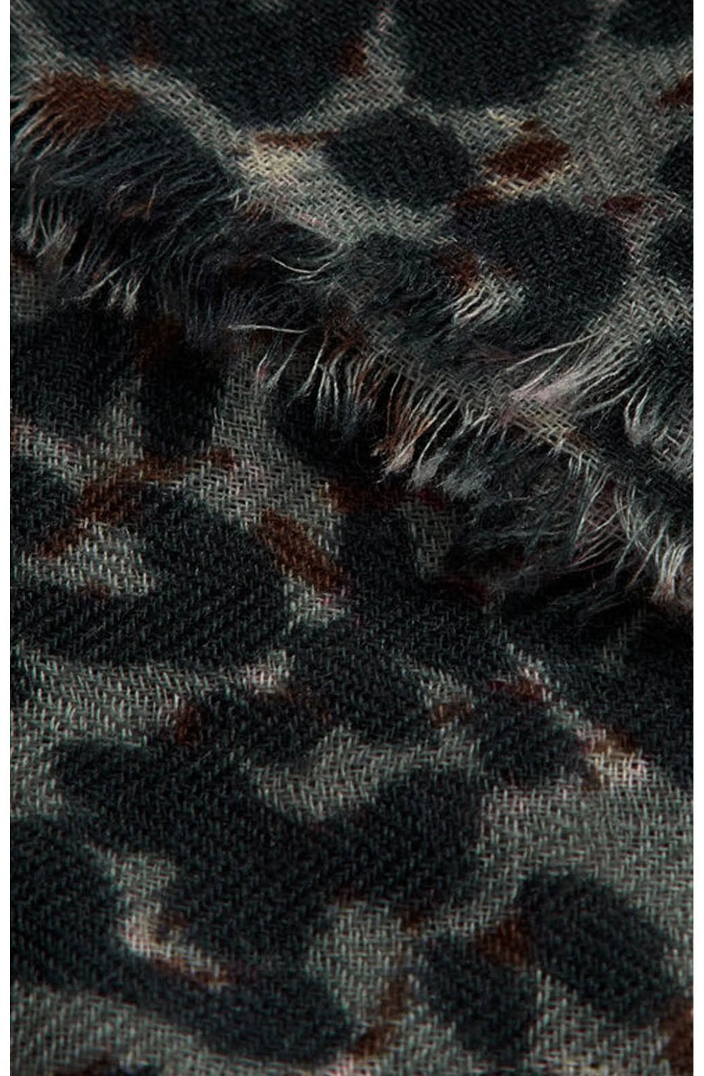 Ankara Animal print Wool Scarf