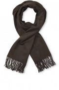 Anna Chocolate Wool Scarf