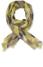 Antonia Leaf Print Scarf