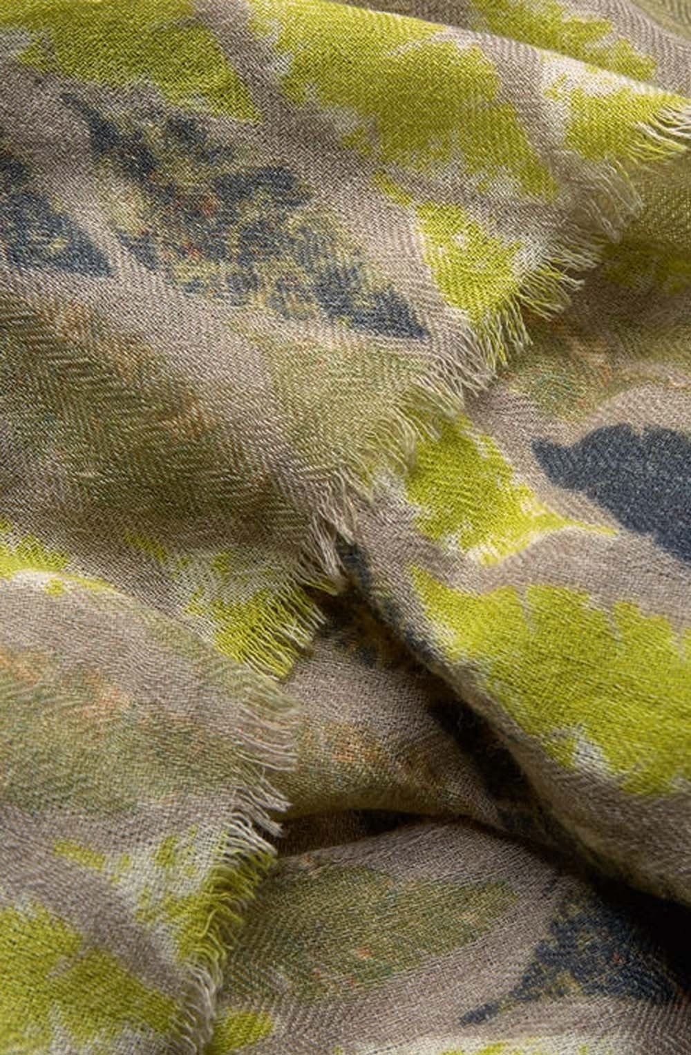 Antonia Leaf Print Scarf