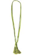 Anya Lime Tassel Necklace