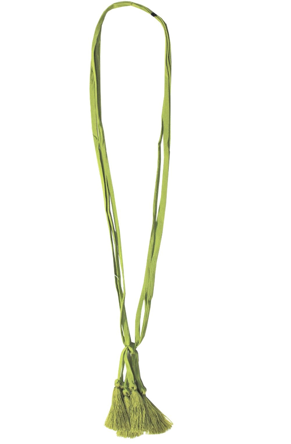 Anya Lime Tassel Necklace