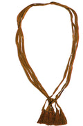 Anya Spice Ginger Tassel Necklace