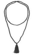 Ariel Black Bead Necklace