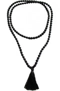 Ariel Black Beaded Necklace