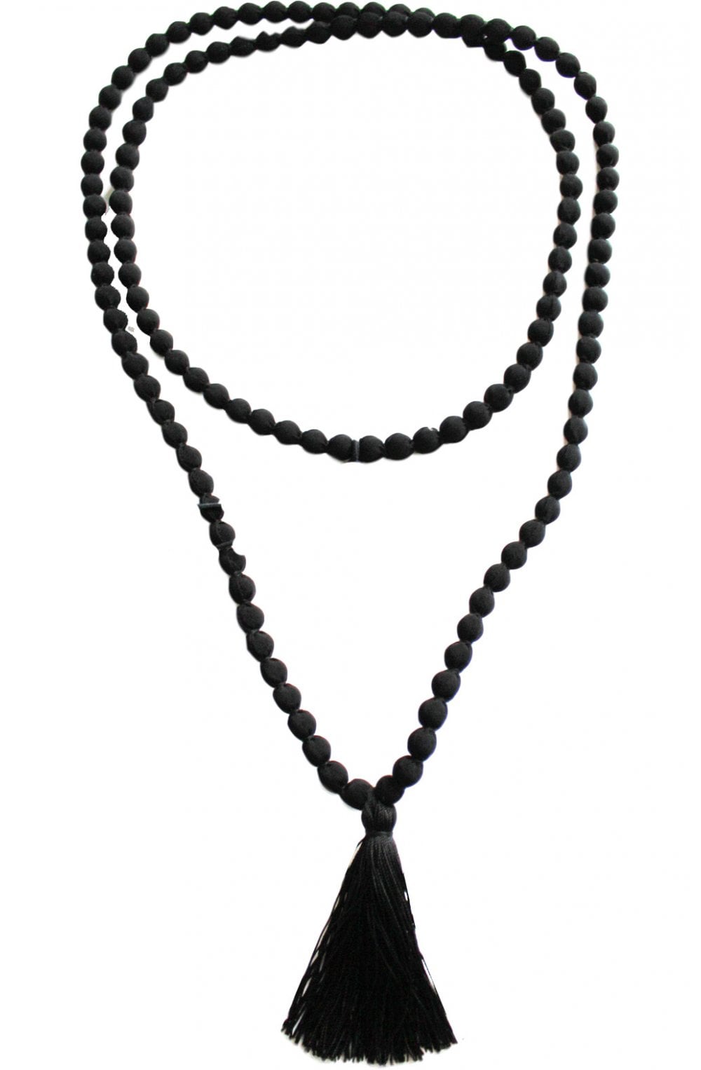 Ariel Black Beaded Necklace